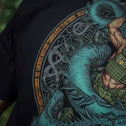 M-Tac футболка Ragnarok Cotton Hard Black– Мілітарист - зображення 19