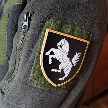 Шеврон ПВХ ЗСУ 1-ша танкова сіверська бригада ОК Північ– Мілітарист - зображення 3