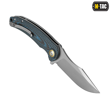 M-Tac ніж складний Type 15 Carbon/Blue– Мілітарист - зображення 5
