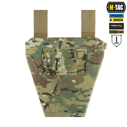 M-Tac фартух протиуламковий з балістичним пакетом 1 клас (BRONYX) Laser Cut Multicam– Мілітарист - зображення 1