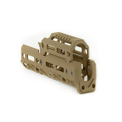 Крук M-Lock цівка для АКС-74У коротка верхні накладка Coyote (1U044A)– Мілітарист - зображення 8