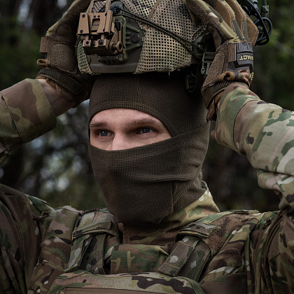 M-Tac балаклава-ніндзя Pro мікрофліс ріп-стоп Dark Olive– Мілітарист - зображення 14