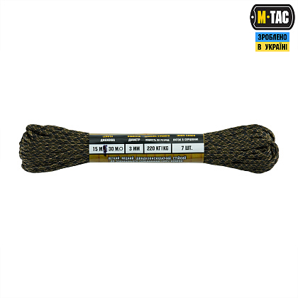 M-Tac паракорд 475 15m Tiger Stripe– Мілітарист - зображення 2