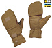 M-Tac рукавички безпалі з клапаном Windblock 295 Tan– Мілітарист - мініатюра 10
