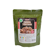 Макро Свинина тушеная (реторт-пакет) 500г– Милитарист