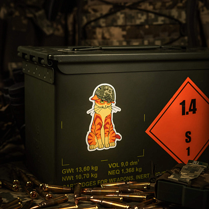 M-Tac наклейка Orange Cat– Милитарист - фото 4