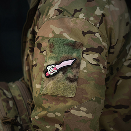 M-Tac нашивка Skeleton Knife PVC Pink– Милитарист - фото 9