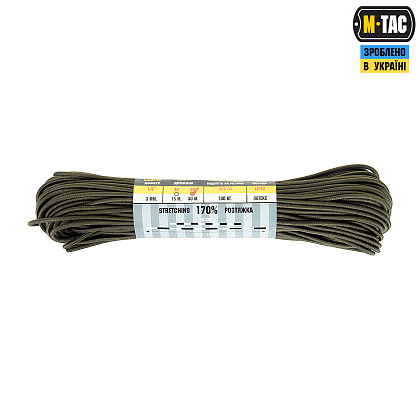 M-Tac паракорд Shock-Cord 3mm OD Green 30м– Милитарист - фото 2
