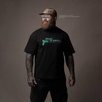 R3ICH футболка Embrace for darkness Black - зображення 1 R3ICH футболка Embrace for darkness Black– Мілітарист - зображення 1