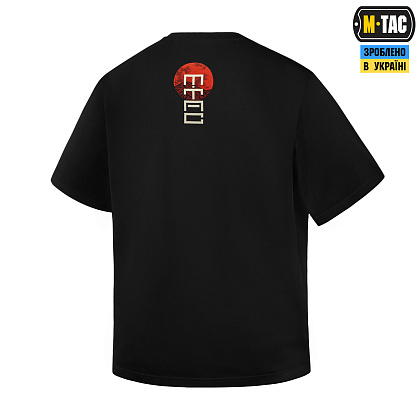 M-Tac футболка Two Samurai Oversize Cotton Hard Black– Мілітарист - зображення 4