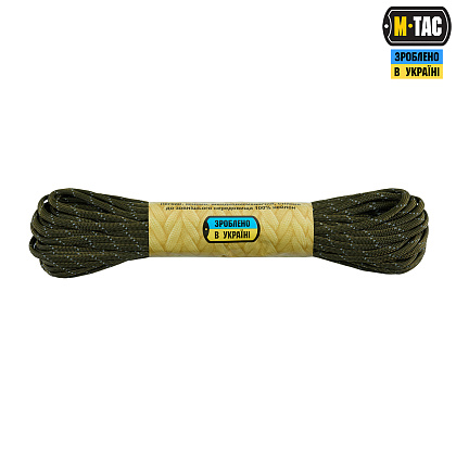 M-Tac паракорд 550 type III 15m OD Green Reflective– Мілітарист - зображення 2