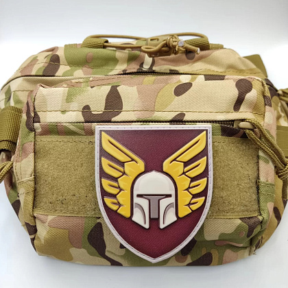 Шеврон ПВХ ЗСУ 46 окрема аеромобільна бригада– Мілітарист - зображення 2