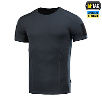 M-Tac футболка потовідвідна Athletic Velcro Dark Navy Blue– Мілітарист