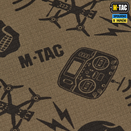 M-Tac шарф-труба мікрофліс Drone Pattern Tan– Мілітарист - зображення 6