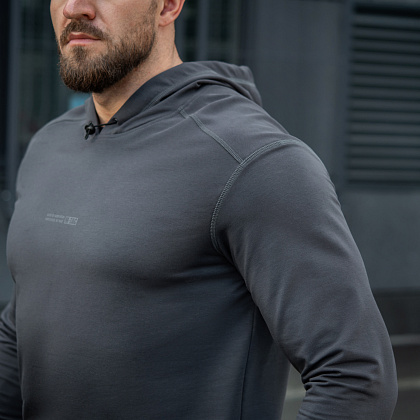 M-Tac кофта Hoodie Born by Revolution Dark Grey– Милитарист - фото 14
