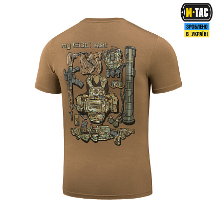 M-Tac футболка My EDC Coyote Brown– Мілітарист - зображення 5