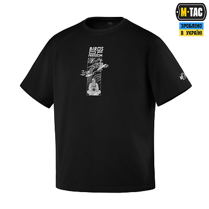M-Tac футболка Birs of freedom Cotton Hard Black– Мілітарист - зображення 1