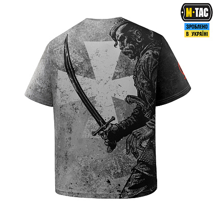 M-Tac футболка Warrior 1618 Oversize Light Grey– Мілітарист - зображення 5