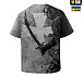 M-Tac футболка Warrior 1618 Oversize Light Grey– Мілітарист - мініатюра 5