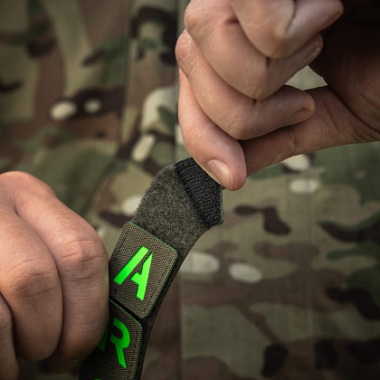 M-Tac нашивка MARCH Ranger Green/Green/GID– Мілітарист - зображення 7