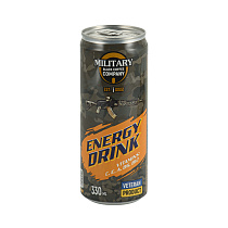 Military Black Coffee Company energy drink Персик– Мілітарист
