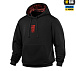 M-Tac кофта Hoodie Один в полі воїн Oversize Hard Black– Милитарист - миниатюра 2
