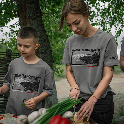 M-Tac футболка Чорні Запорожці Light Grey– Мілітарист - зображення 12