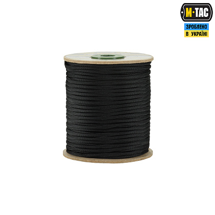 M-Tac паракорд 550 type III 60m Black– Мілітарист - зображення 3