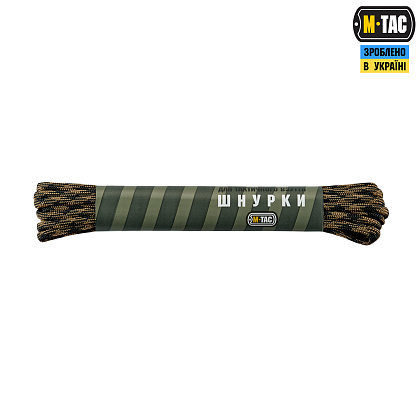 M-Tac шнурки black/coyote нейлон Mil-Spec– Мілітарист - зображення 1