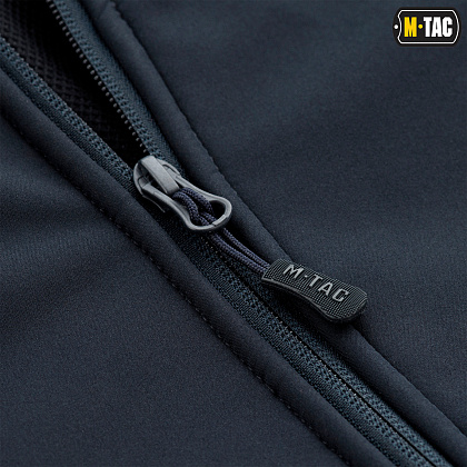 M-Tac куртка Soft Shell з підстібкою Dark Navy Blue– Мілітарист - зображення 5