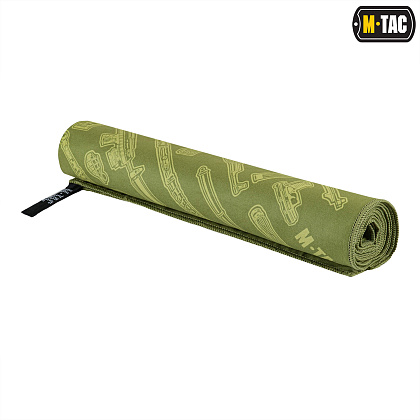 M-Tac рушник мікрофібра Weapon 150х75 green– Мілітарист - зображення 3