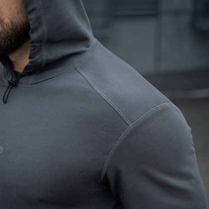 M-Tac кофта Hoodie Born by Revolution Dark Grey– Милитарист - фото 20