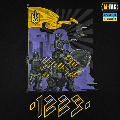 M-Tac кофта Hoodie 1223 Embroidery Cotton Hard Black– Мілітарист - зображення 9