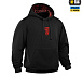 M-Tac кофта Hoodie Один в полі воїн Oversize Hard Black– Милитарист - миниатюра 4