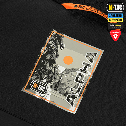 M-Tac куртка зимова Alpha Basic Primaloft Black– Мілітарист - зображення 5