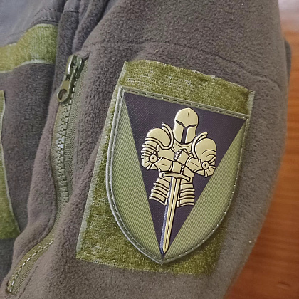 Нашивка ПВХ ЗСУ 17 окрема танкова бригада ОК Схід польовий об'ємни– Милитарист - фото 3