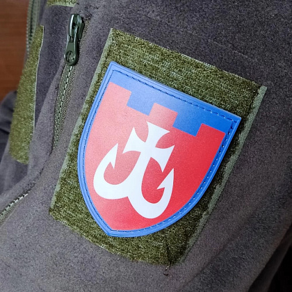 Шеврон ПВХ ТрО 120 бригади ЗСУ Вінниця– Мілітарист - зображення 3