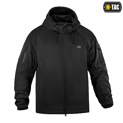M-Tac куртка Soft Shell Lightweight Black– Мілітарист - зображення 3