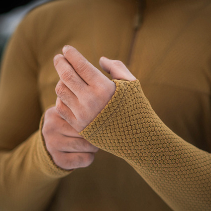 M-Tac термосорочка фліс Delta Level 2 Hex Coyote– Мілітарист - зображення 18