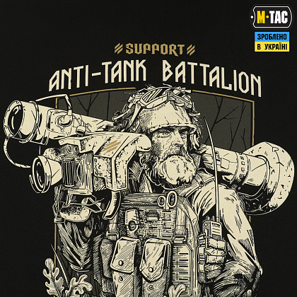 M-Tac футболка Anti-tank Battalion Black– Мілітарист - зображення 8
