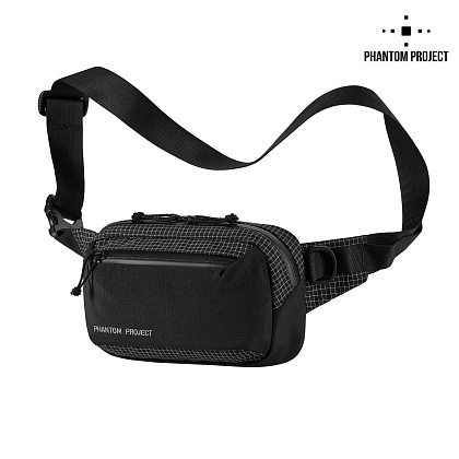 Phantom Project/M-Tac сумка City Waist Bag GRID Black– Мілітарист - зображення 2