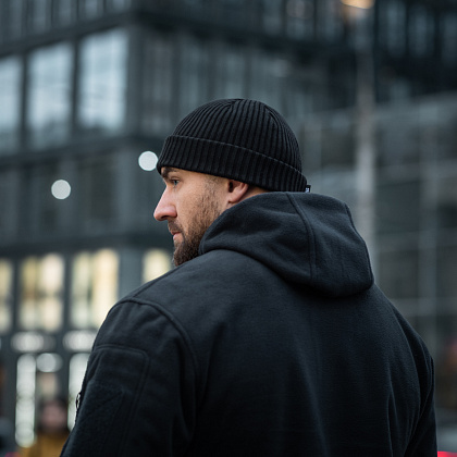 M-Tac шапка вязаная 100% акрил Black– Милитарист - фото 9