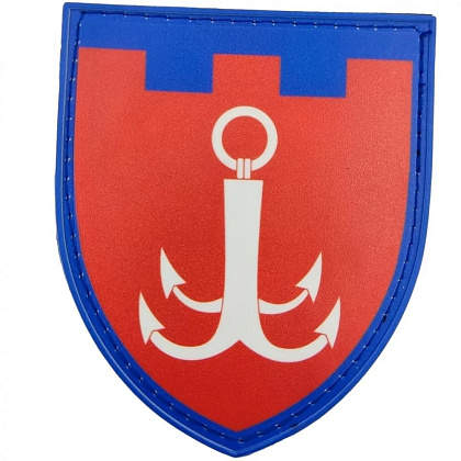 Шеврон ПВХ ТрО 122 бригади ЗСУ Одеса– Милитарист - фото 1