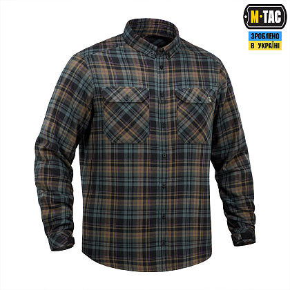 M-Tac сорочка Lumberjack Merino Cold Weather Blue/Yellow– Мілітарист - зображення 3