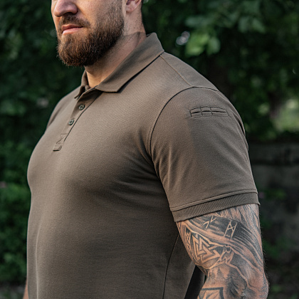 M-Tac поло Basic 65/35 Dark Olive– Мілітарист - зображення 11