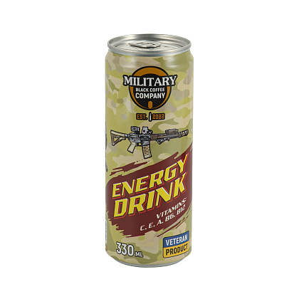 Military Black Coffee Company energy drink Класичний– Мілітарист - зображення 1