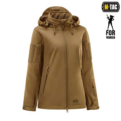 M-Tac куртка Soft Shell Lady Coyote– Мілітарист - зображення 3