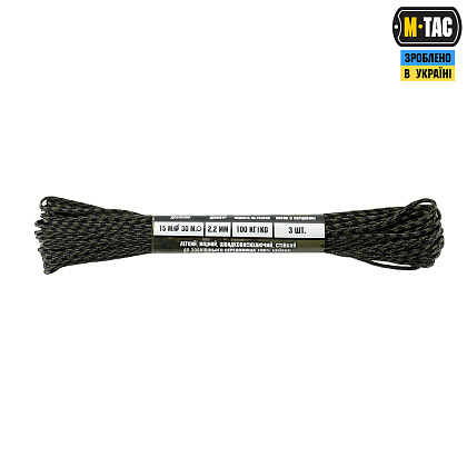 M-Tac паракорд Minicord Mil-Spec 15m Black Forest– Мілітарист - зображення 2