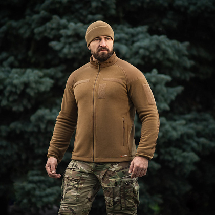M-Tac куртка Combat Fleece Polartec Jacket Coyote Brown– Милитарист - фото 9