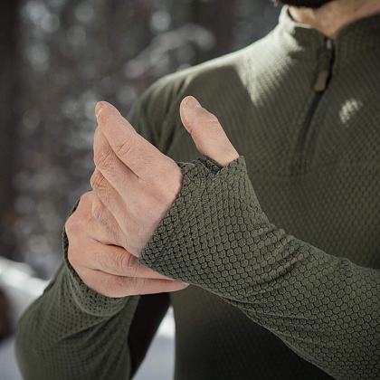 M-Tac термосорочка фліс Delta Level 2 Hex Army Olive– Мілітарист - зображення 15